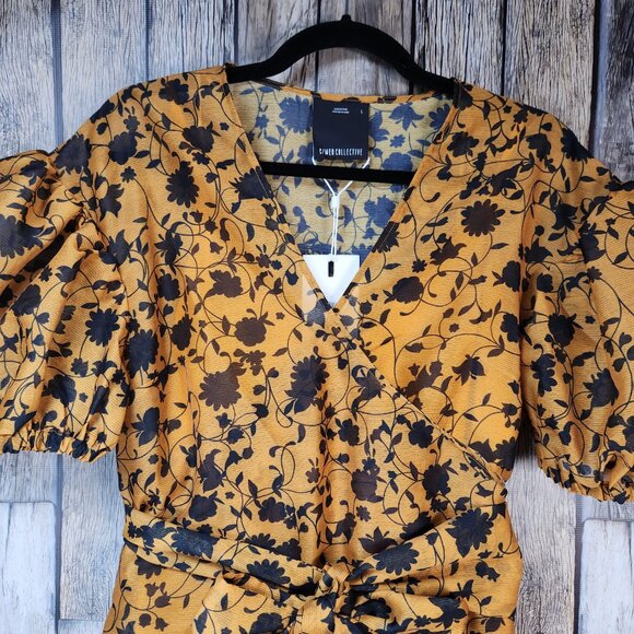 CMEO COLLECTIVE Love Hate Wrap Top - L - Picture 3 of 15